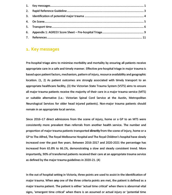 Pre-Hospital Triage Guideline PDF